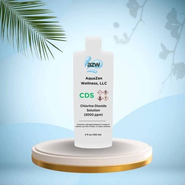 CDS 3000 ppm solution 4 oz. each